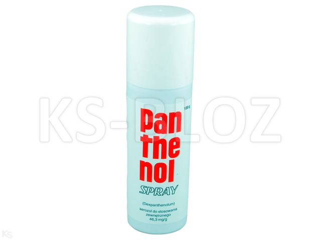 Panthenol Spray interakcje ulotka aerozol do stosowania zewnętrznego 46,3 mg/g 