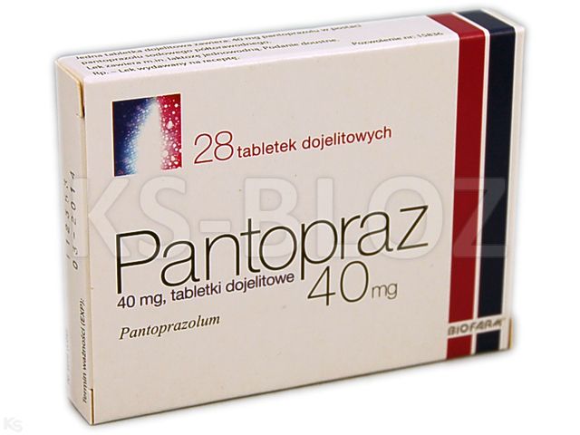 Pantopraz 40 mg interakcje ulotka tabletki dojelitowe 40 mg 28 tabl. | 2 blist.po 14 szt.