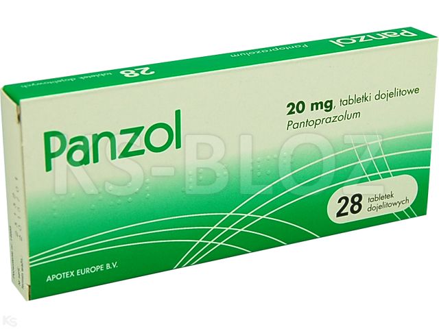 Panzol interakcje ulotka tabletki dojelitowe 0,02 g 28 tabl.