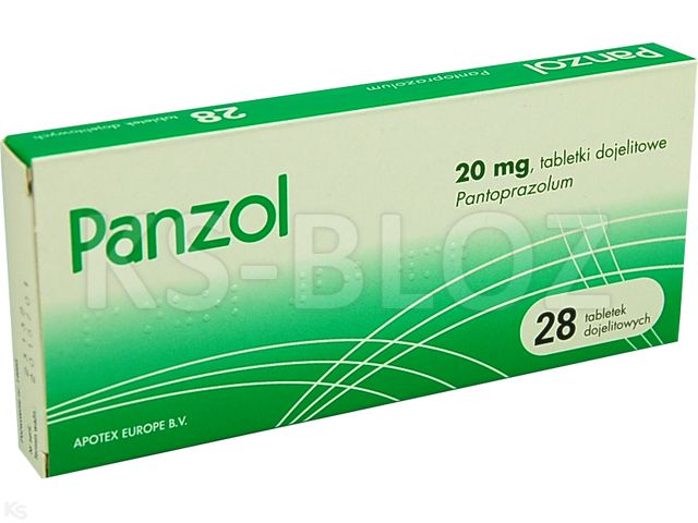 Panzol interakcje ulotka tabletki dojelitowe 20 mg 