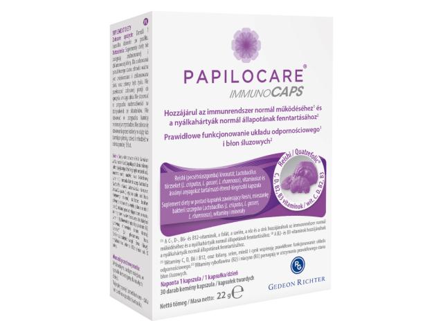 Papilocare Immunocaps interakcje ulotka kapsułki - 30 kaps.