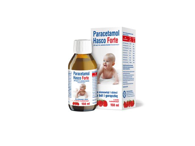 Paracetamol Hasco Forte interakcje ulotka zawiesina doustna 240 mg/5ml 150 ml