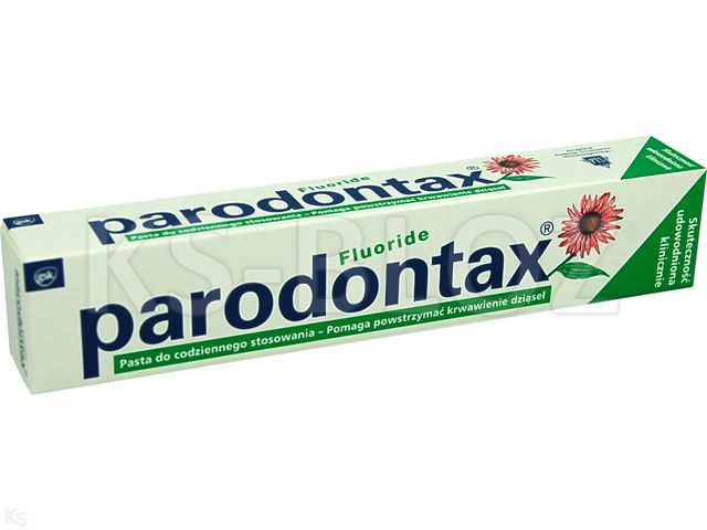 Parodontax Pasta do mycia zębów fluor interakcje ulotka pasta do zębów  75 ml