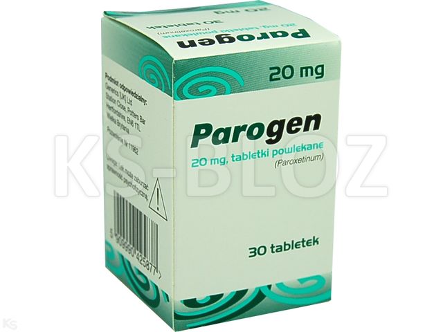 Parogen interakcje ulotka tabletki powlekane 20 mg 