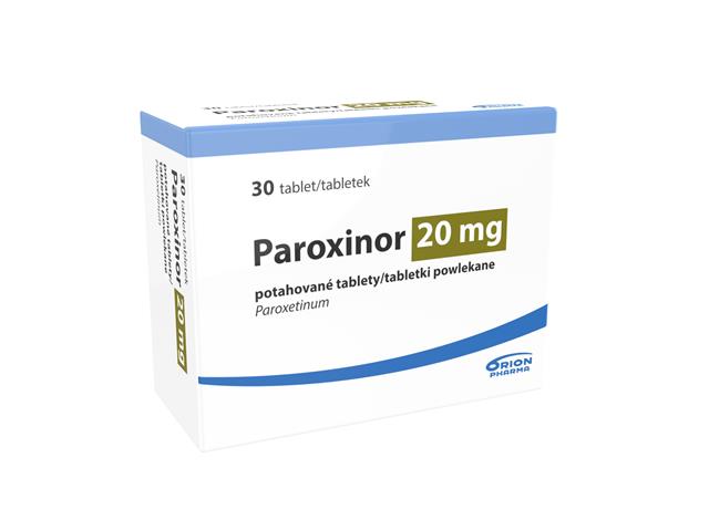 Paroxinor interakcje ulotka tabletki powlekane 20 mg 30 tabl.