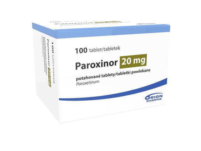 Paroxinor interakcje ulotka tabletki powlekane 20 mg 100 tabl.