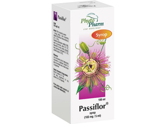 Passiflor interakcje ulotka syrop 183 mg/5ml 100 ml