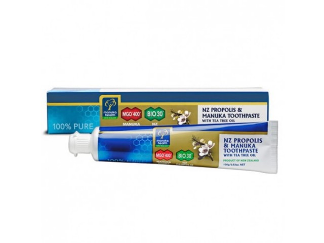 Pasta d/zęb.Z Miodem Manauka MGO 400+ Propolisem BIO 30 i Olejkiem z Drzewa Herbacianego interakcje ulotka pasta do zębów - 100 g