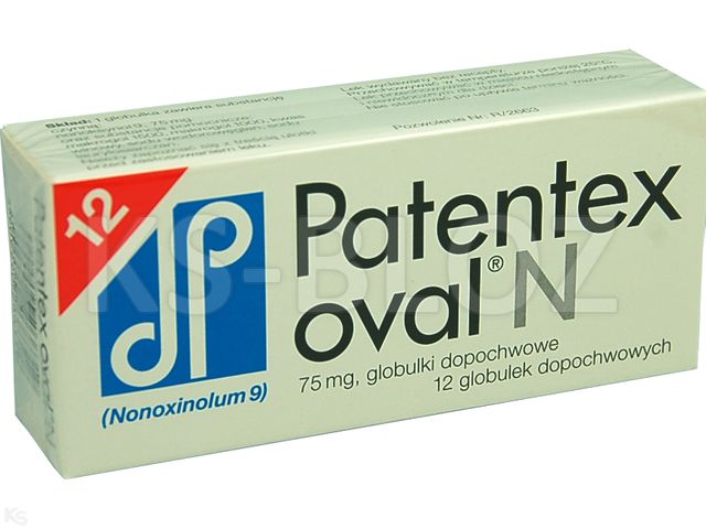 Patentex Oval N interakcje ulotka globulki dopochwowe 75 mg 12 glob.
