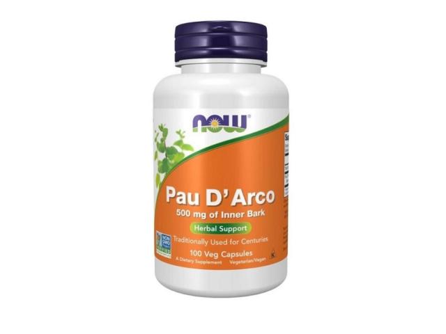 Pau D'Arco 500 mg interakcje ulotka kapsułki wegetariańskie - 100 kaps.