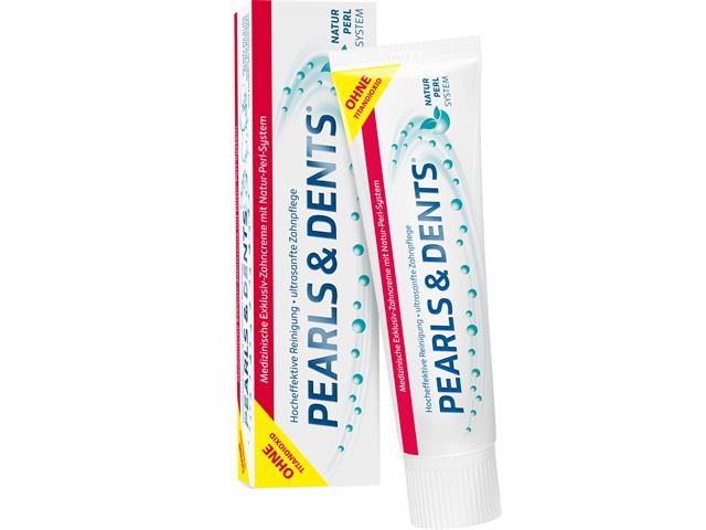Pearls & Dents Pasta do mycia do zębów z systemem naturalnych perełek interakcje ulotka pasta do zębów - 100 ml
