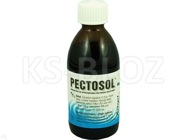 Pectosol interakcje ulotka koncentrat do sporządzania roztworu doustnego - 90 g (but.)