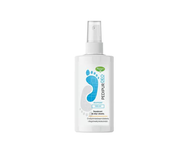 Pedipur Deo Dezodorant do stóp i obuwia interakcje ulotka atomizer  100 ml (but.z atomizer.)