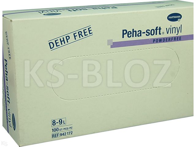 Peha-Soft Rękawice bezpudrowe vinyl XL interakcje ulotka   100 szt.