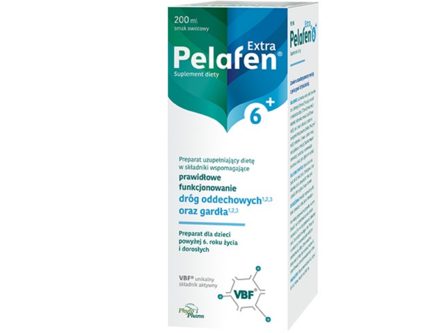 Pelafen Extra powyżej 6 lat interakcje ulotka płyn  200 ml