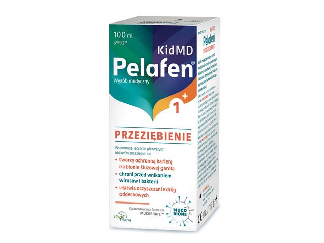 Pelafen Kid Md Przeziębienie interakcje ulotka syrop  100 ml