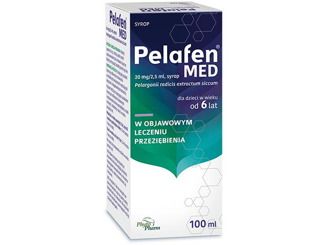 Pelafen Med (Pelafen) interakcje ulotka syrop 20 mg/2,5ml 100 ml | butelka