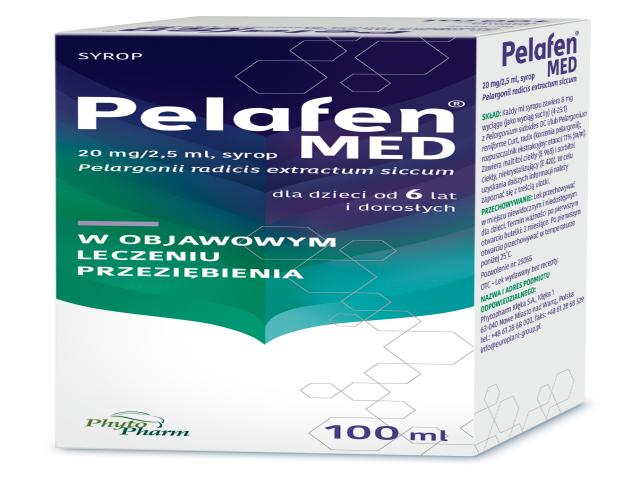 Pelafen Med (Pelafen) interakcje ulotka syrop 20 mg/2,5ml 