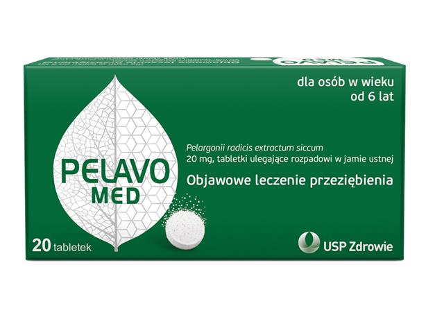 Pelavo Med interakcje ulotka tabletki ulegające rozpadowi w jamie ustnej 20 mg 20 tabl.