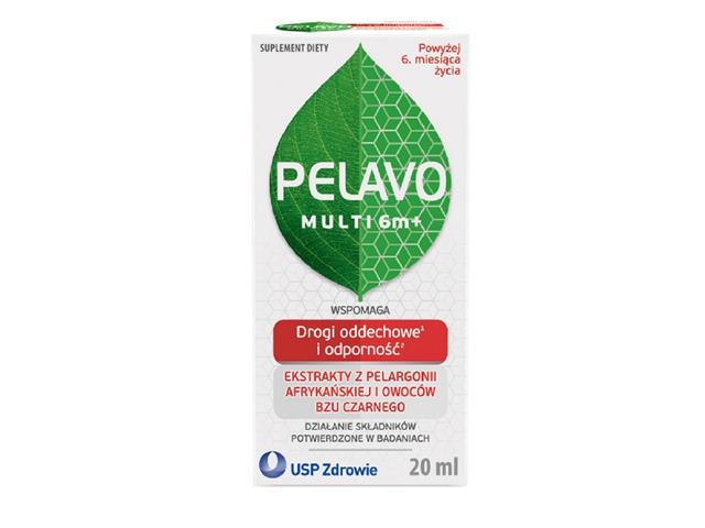 Pelavo Multi 6 m+ interakcje ulotka krople  20 ml