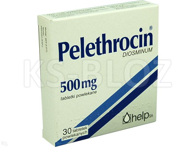 Pelethrocin interakcje ulotka tabletki powlekane 500 mg 30 tabl. (2 blist. po 15 tabl.)