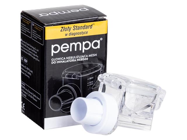 Pempa Głowica nebulizująca mesh do inhalatora NEB500 interakcje ulotka urządzenie - 1 szt.