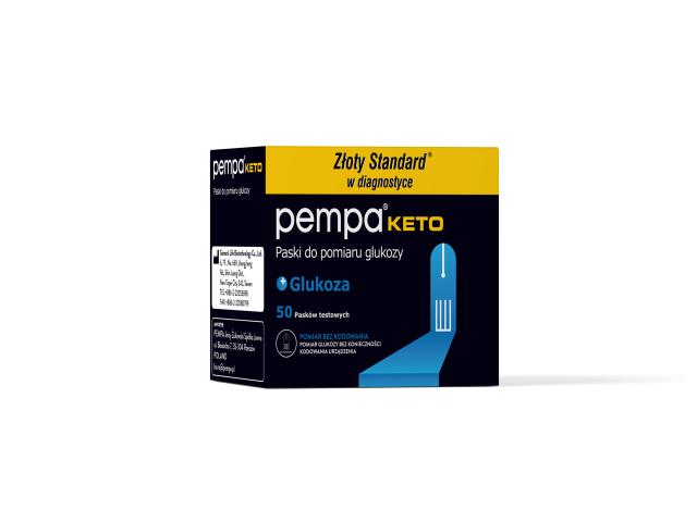 Pempa Keto Paski do pomiaru glukozy interakcje ulotka paski - 50 szt.