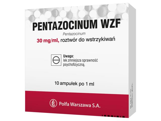 Pentazocinum WZF interakcje ulotka roztwór do wstrzykiwań 30 mg/ml 10 amp. po 1 ml