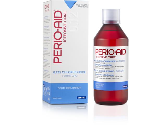 PERIO-AID INTENSIVE CARE 0,12% Płyn do higieny jamy ustnej interakcje ulotka płyn do płukania jamy ustnej - 500 ml