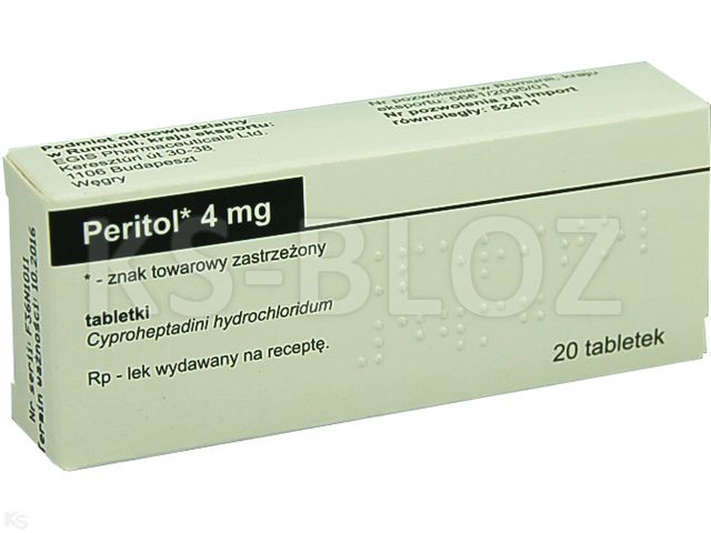 Peritol interakcje ulotka tabletki 4 mg 20 tabl.