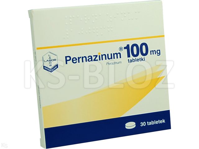 Pernazinum interakcje ulotka tabletki 100 mg 30 tabl. | 1 blist.po 30 szt.