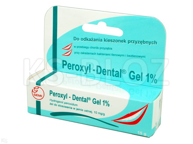 Peroxyl - Denta Gel 1% interakcje ulotka żel do stosowania w jamie ustnej 10 mg/g 15 g | tuba