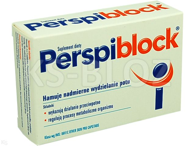 Perspi-Block interakcje ulotka tabletki powlekane  30 tabl.