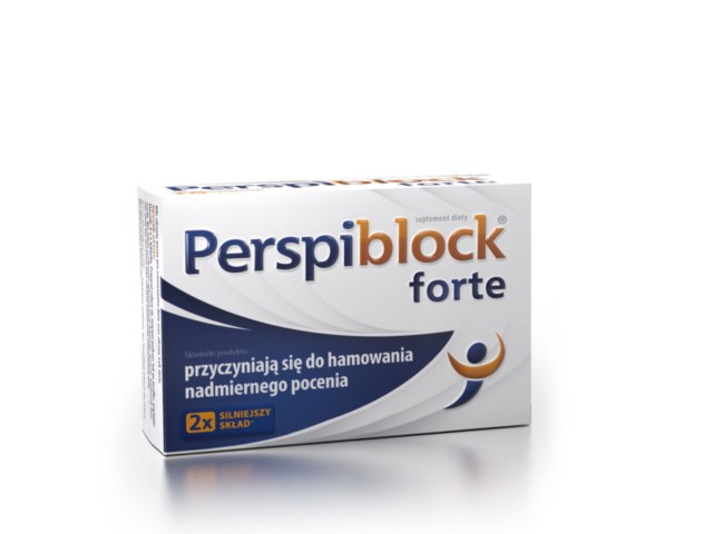 Perspiblock Forte interakcje ulotka tabletki  30 tabl.