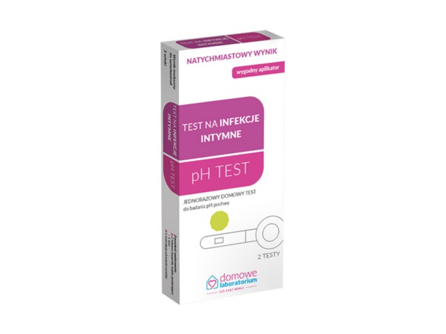 Ph Test Test na infekcje intymne (PH test-test do badania ph pochwy) interakcje ulotka   2 szt.