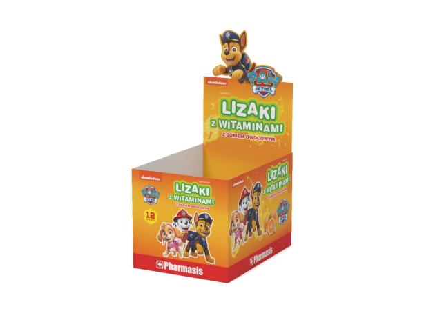 Pharmasis Lizak z witaminami display interakcje ulotka lizaki - 120 szt.