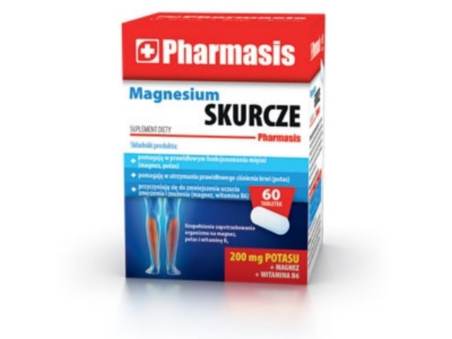 Pharmasis Magnesium Na Skurcze interakcje ulotka tabletki  60 tabl.