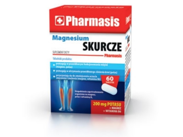 Pharmasis Magnesium Na Skurcze interakcje ulotka tabletki - 60 tabl.