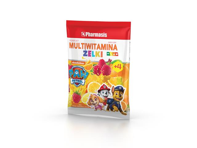 Pharmasis Multiwitamina Psi Patrol Żelki interakcje ulotka żelki - 100 g (20 szt.)