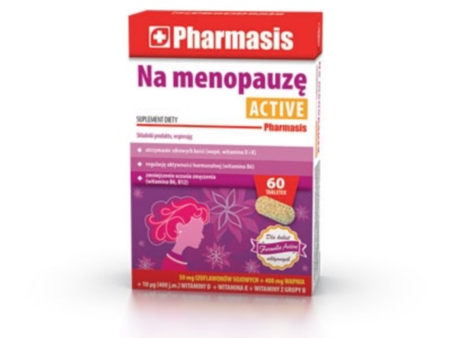 Pharmasis Na menopauzę Active interakcje ulotka tabletki  60 tabl.