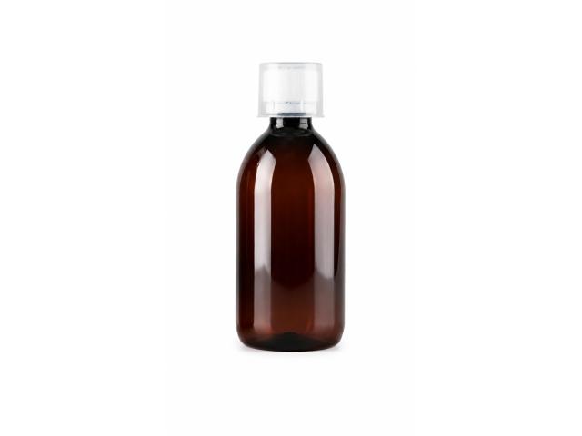 Pharmitis butel. 250 ml jałowe z zakr. CR i pierśc. gwaran. PET + kieliszek doz. gwint fi 28 mm interakcje ulotka butelka - 1 szt.