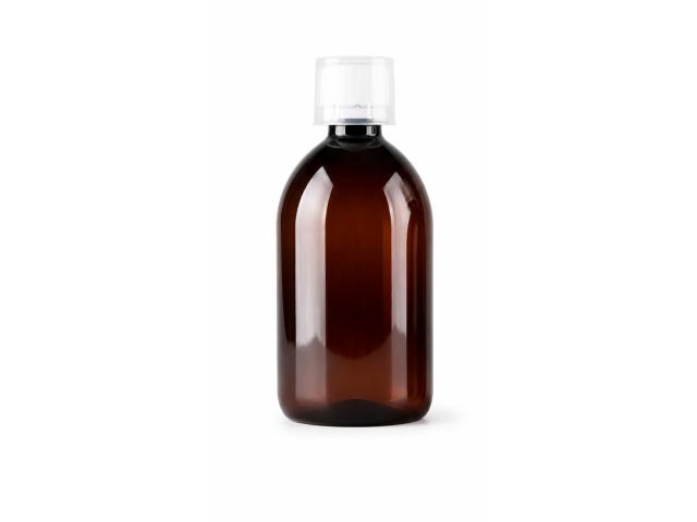 Pharmitis butel. 500 ml jałowe z zakr. CR i pierśc. gwaran. PET + kieliszek doz. gwint fi 28 mm interakcje ulotka butelka - 1 szt.