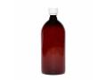 Pharmitis Butelka 1000 ml jałowa z zakrętką CR i pierścieniem gwarancyjnym PET gwint fi 28 mm interakcje ulotka butelka  1 szt.
