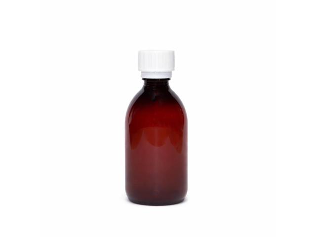 Pharmitis Butelka 250 ml jałowa z zakrętką CR i pierścieniem gwarancyjnym PET gwint fi 28 mm interakcje ulotka butelka - 1 szt.