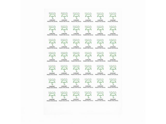 Pharmitis Etykieta informacyjna samoprzylepna Chronić przed wilgocią interakcje ulotka etykieta - 54 szt.