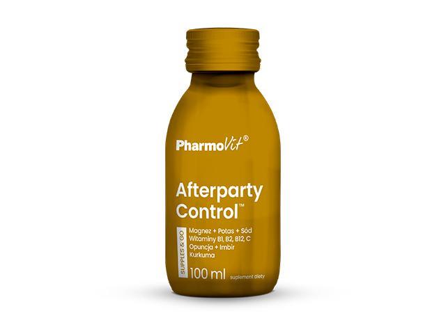 PHARMOVIT Afterparty Control supples & go interakcje ulotka płyn  100 ml