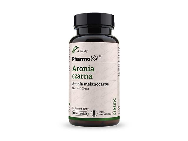 Pharmovit Aronia Czarna Aronia Melanocarpa Ekstrakt interakcje ulotka kapsułki  60 kaps.