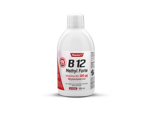 Pharmovit B12 Methyl Forte 100 mcg interakcje ulotka płyn  500 ml