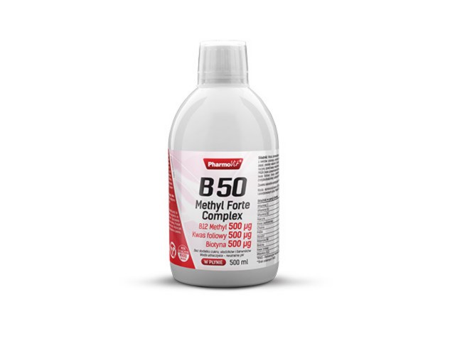 Pharmovit B50 Methyl Forte Complex interakcje ulotka płyn - 500 ml