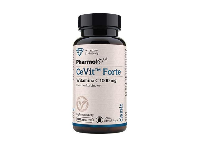 Pharmovit Cevit Forte Witamina C 1000 mg interakcje ulotka kapsułki  60 kaps.